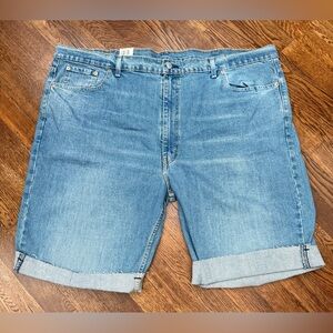 NWT Levi’s Men’s 511 Slim Shorts Cutoff Raw Hem Big Tall Sz 52 100% Cotton
